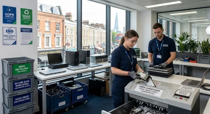 secure data destruction London WC1H
