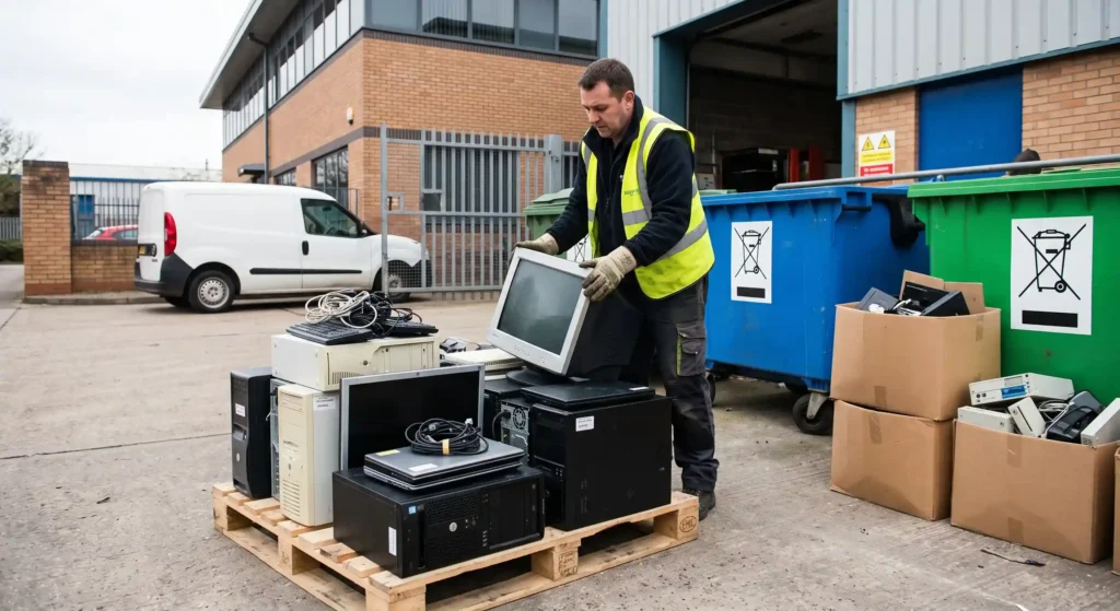 How to Recycle Old Office IT Equipment in the UK | IT Recycling & WEEE Compliance