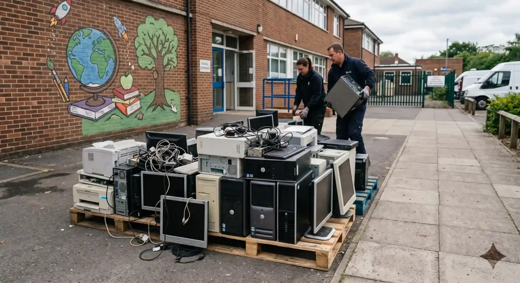 ICT Equipment Disposal for Schools, Secure IT Recycling
